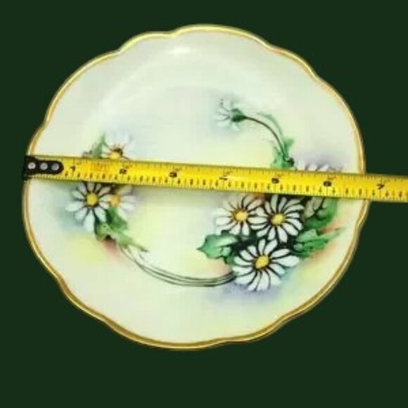 Vintage Rosenthal & Co. Bavaria Porcelain Hand Painted Daisies Dessert Plate - Picture 5 of 5